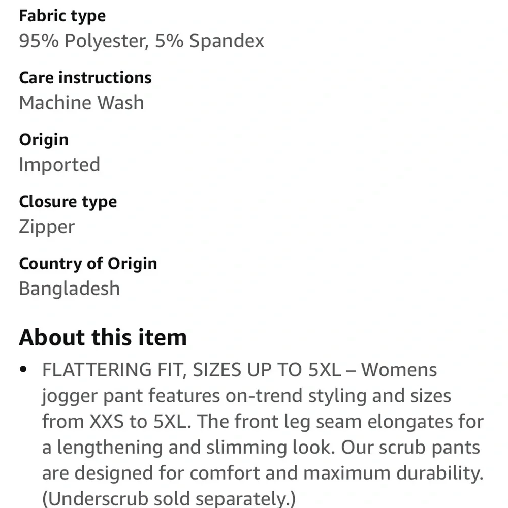 Scrub pants - Picture 4 of 6